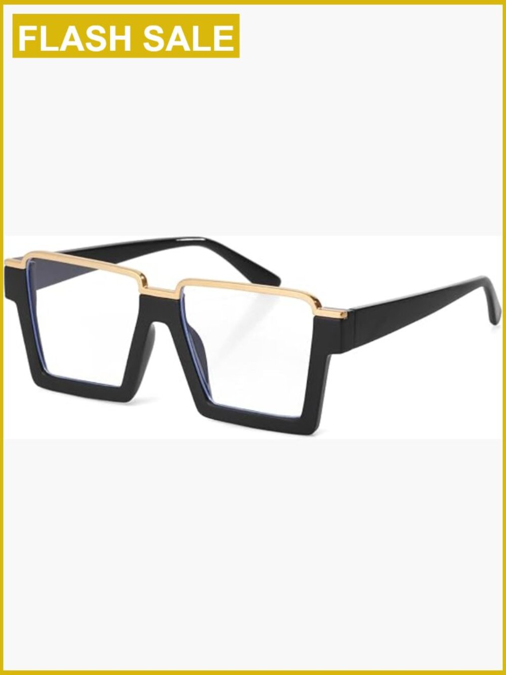Oversized Square Blue Light Blocking Computer Glasses